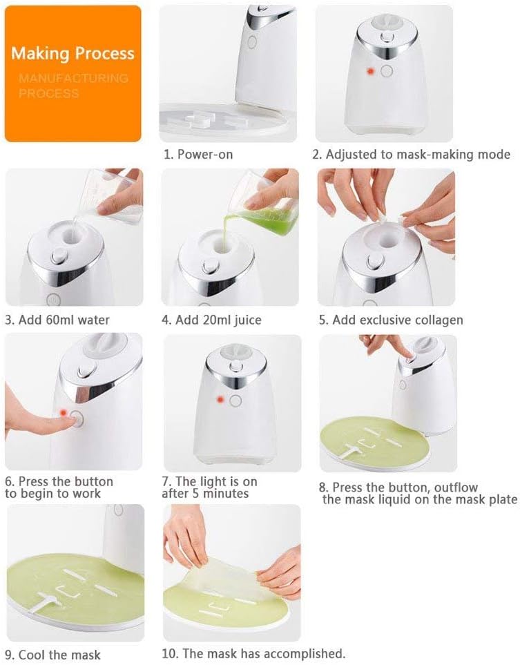 Machine à Masque Visage aux Fruits & Collagène – Le Soin Naturel Sur-Mesure