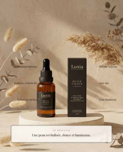 Bienfaits Huile visage Luxia
