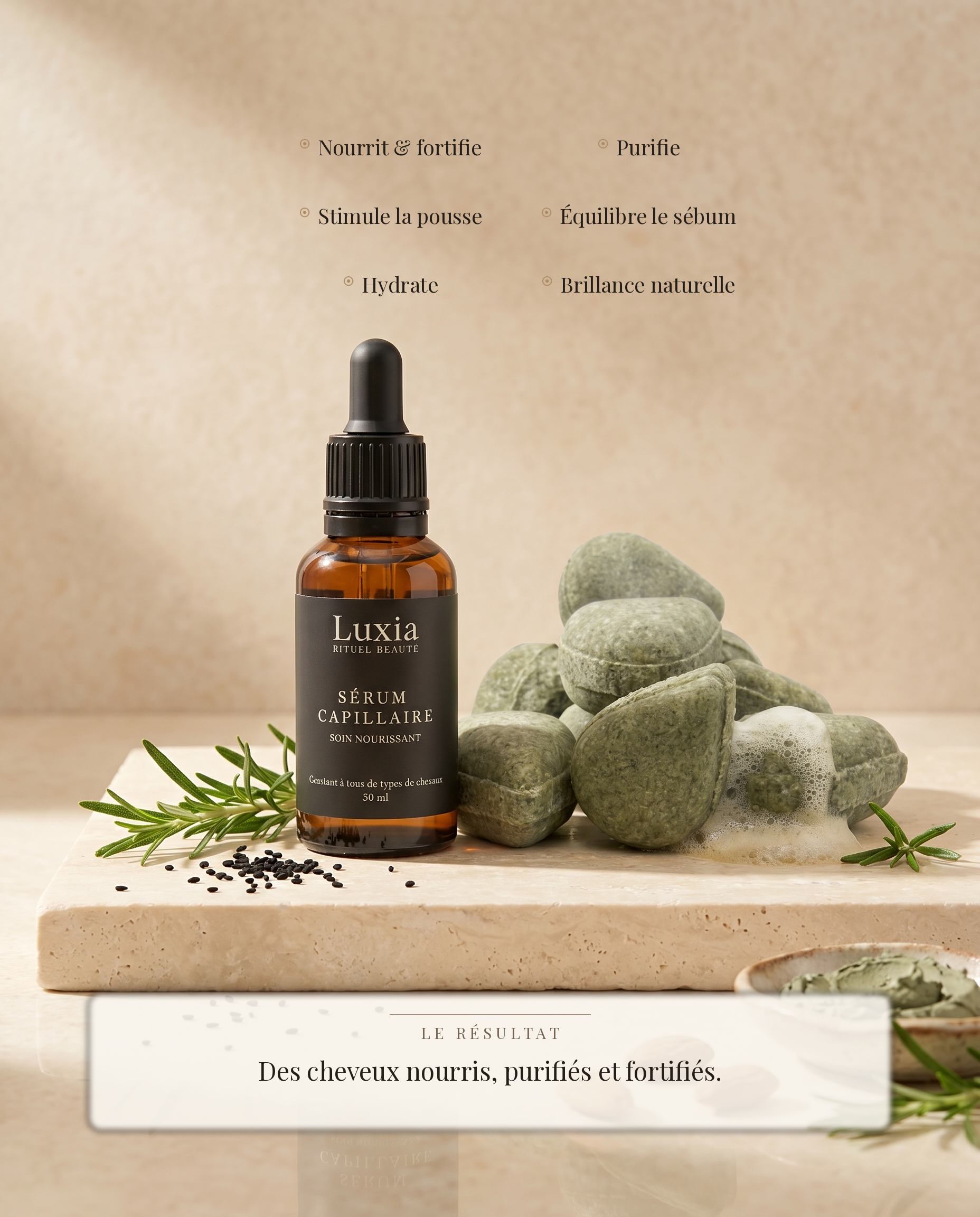Bienfaits Duo capillaire Luxia