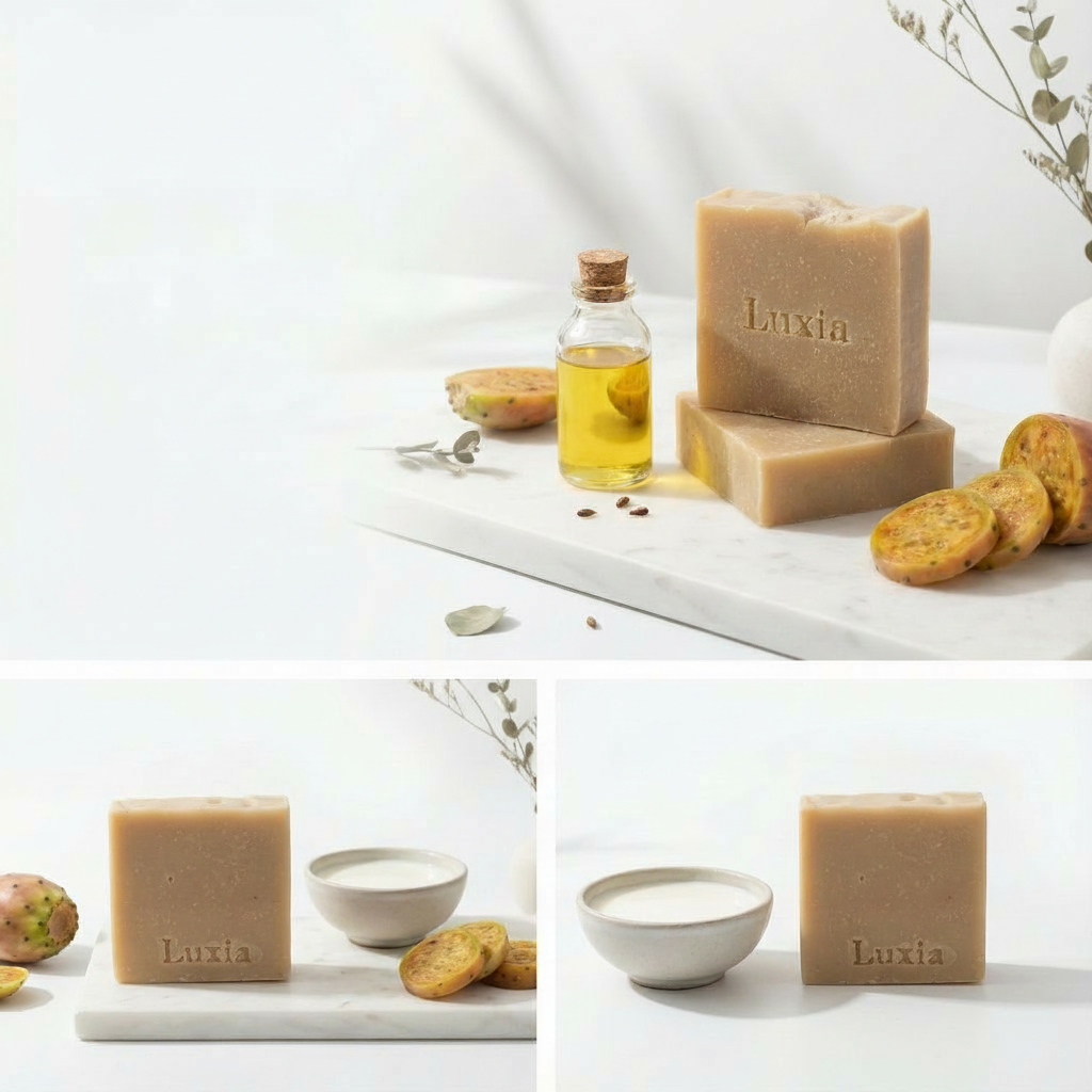 صابون الوجه (حليب الإبل وزيت بذور التين الشوكي)