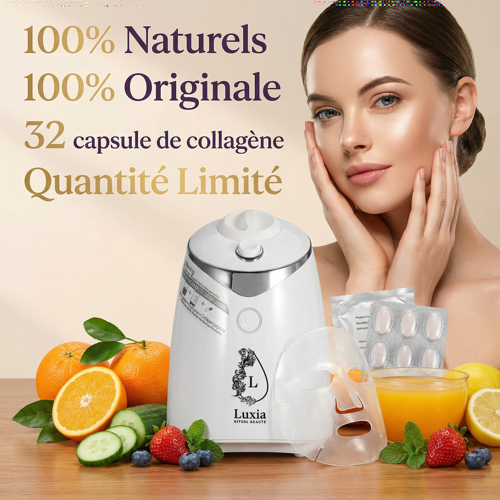 Machine à Masque Visage aux Fruits & Collagène – Le Soin Naturel Sur-Mesure