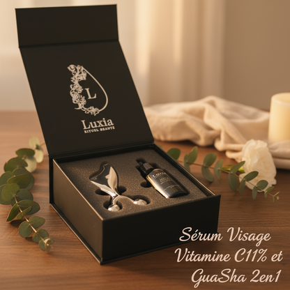 Coffret Guasha & Sérum Vitamine C 11%